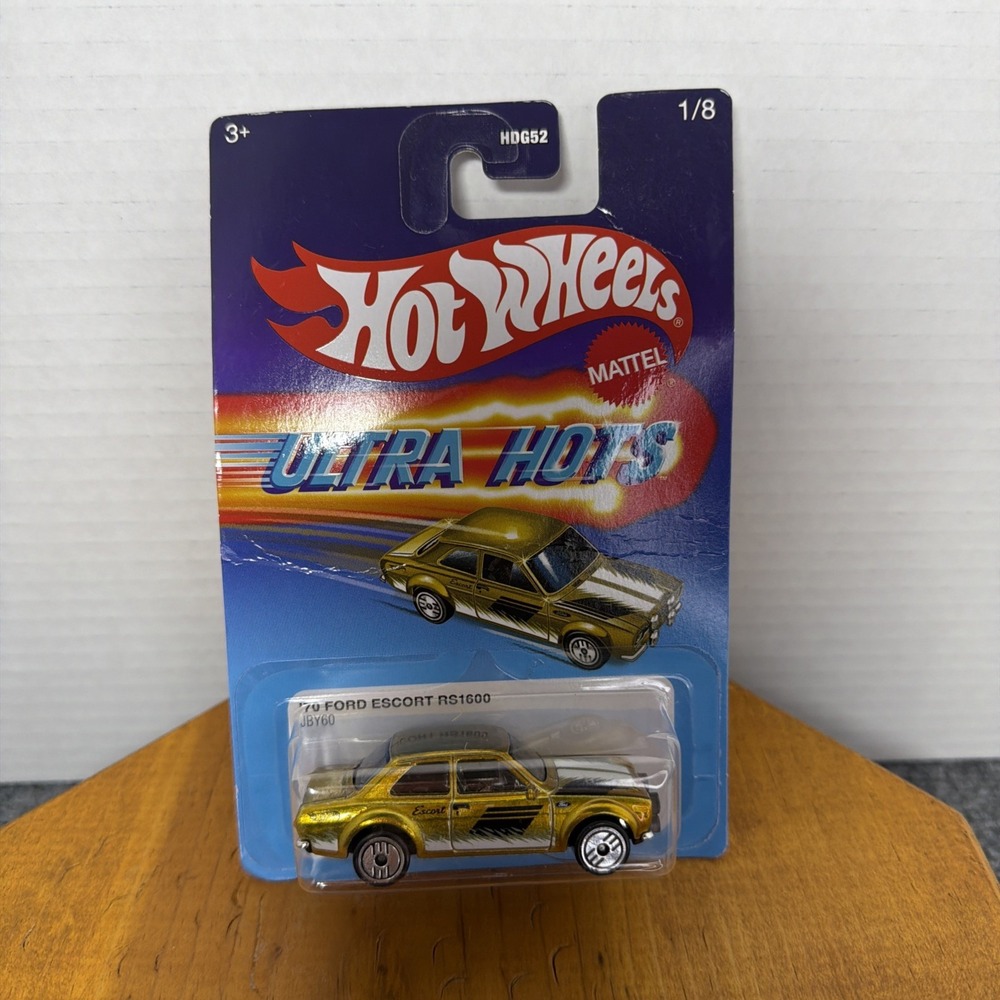 2024 Hot Wheels ULTRA HOTS 1/8 '70 FORD ESCORT RS1600 Gold Target Near‎ Mint